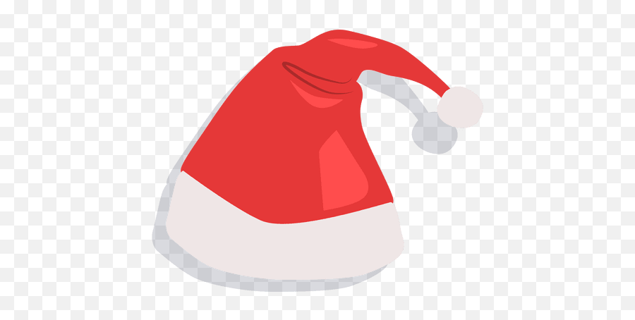 Red Santa Claus Hat Drop Shadow Icon 23 - Fictional Character Png,Santa Claus Hat Transparent