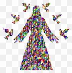 Jesus Silhouette Png - Gifts Of The Holy Spirit Clipart
