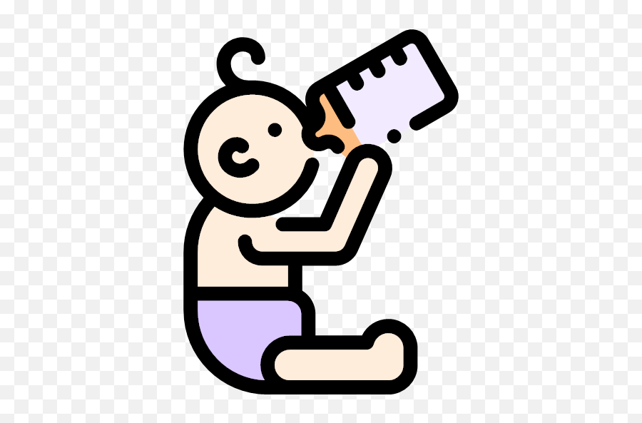 004 - Baby Drinking Bottle Icon Png,Drinking Icon