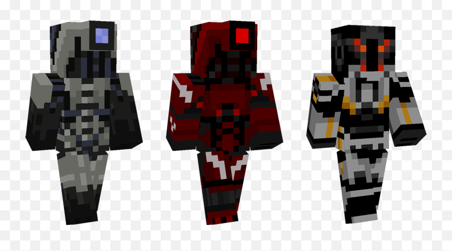 Mass Effect Mash - Up Pack Minecraft Fictional Character Png,Minecraft Grey And Red Icon