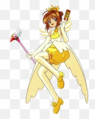 Angel Crown Dress Cardcaptor Sakura Wiki Fandom - Cardcaptor Sakura Yellow Dress Png,Crown Cartoon Png