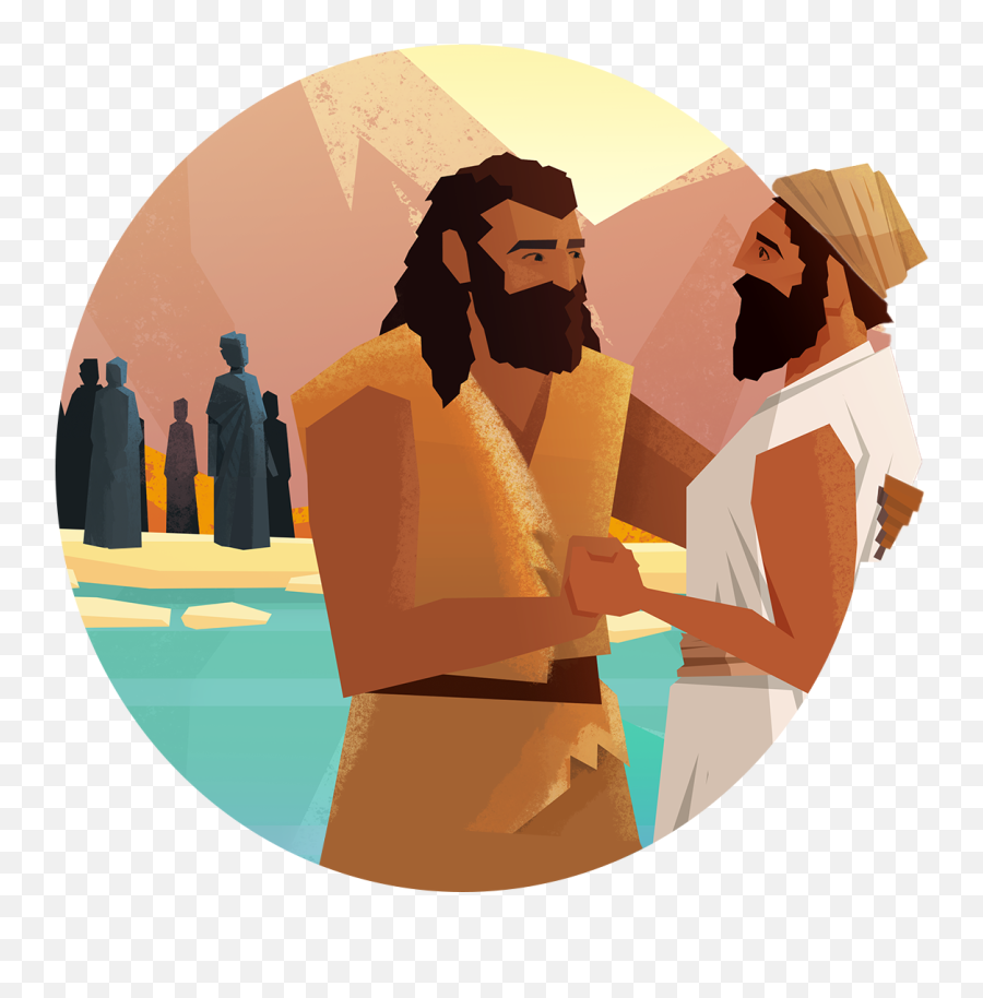 john the baptist in the wilderness clipart