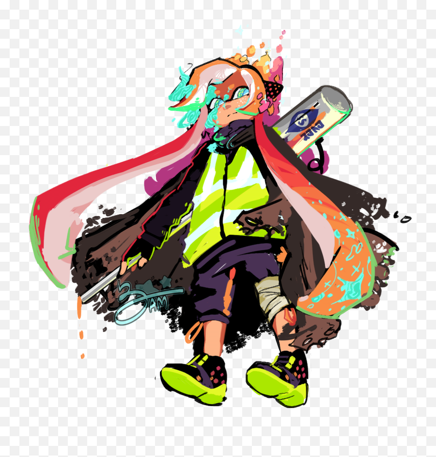 Splatoon Agent 3 Fanart Png 1 Icon