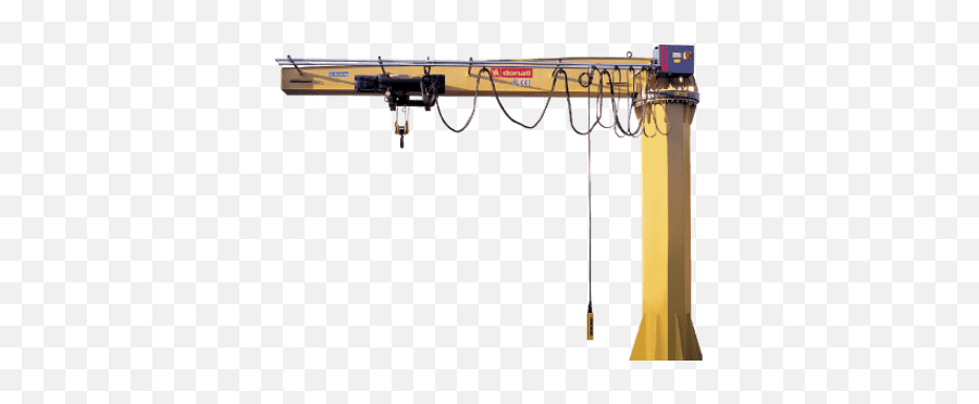 Factory Lifting Crane Transparent Png - Stickpng Jib Crane,Crane Png