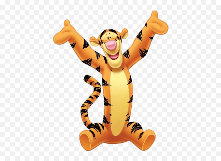 Winnie The Pooh Tigger Paws Up Transparent Png - Stickpng Tigger Winnie The Pooh,Eeyore Transparent