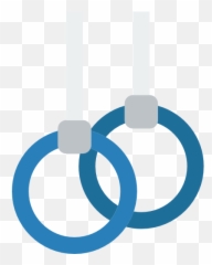 Rings - Gymnastics Icon Png