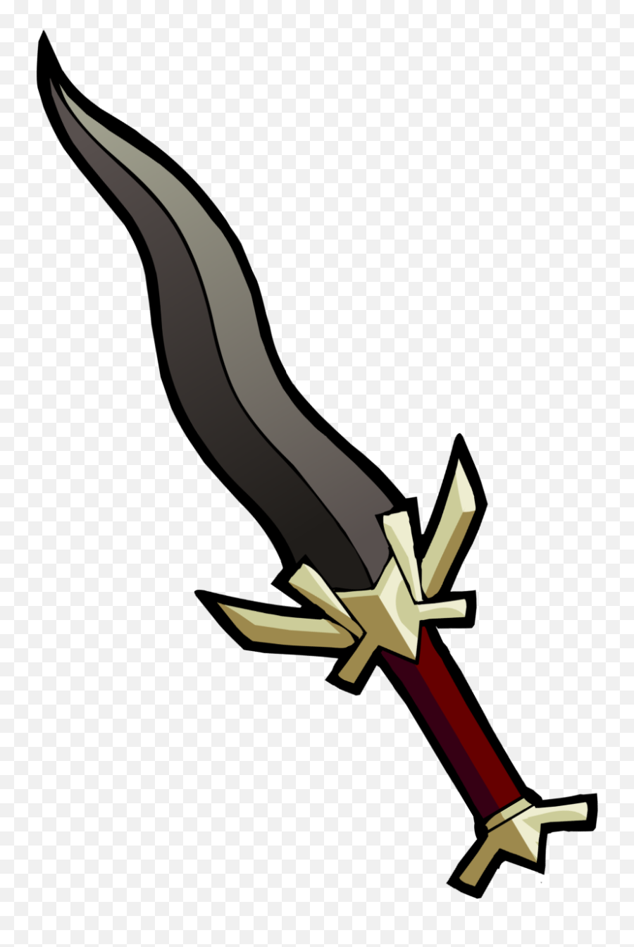 Dark Elf Flamberge - Collectible Sword Png,Dark Elf Icon