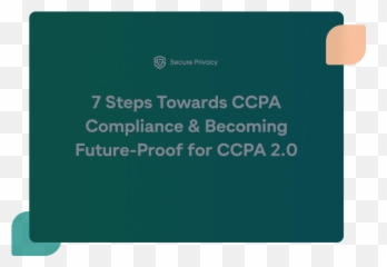 The 7 Key Steps To Making Websites Ccpa Compliant U0026 Future - Language png