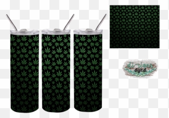 Pot Leaf Pattern 1 Digital Image For Skinny Tumblers Sublimation - Woman Of Wonder Tumbler Png