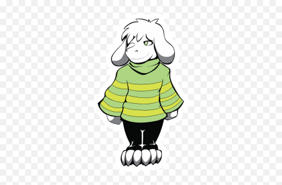 Undertale Asriel Kid - Sticker Mania Fictional Character Png,Asriel Dremurr Icon