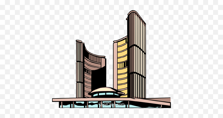 City Building Clipart Free Download - City Hall Toronto Drawing Png,City Clipart Png