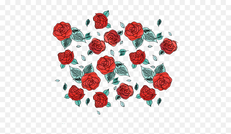 Red Roses Illustration - Flowers Png Image 213 Pngmix,Red Rose Transparent