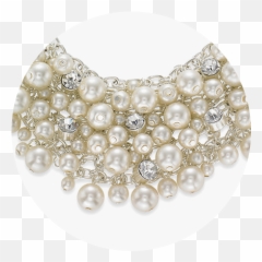 Guide To Gemstones Treatment U0026 Care - Macyu0027s Bib Pearl Necklace png