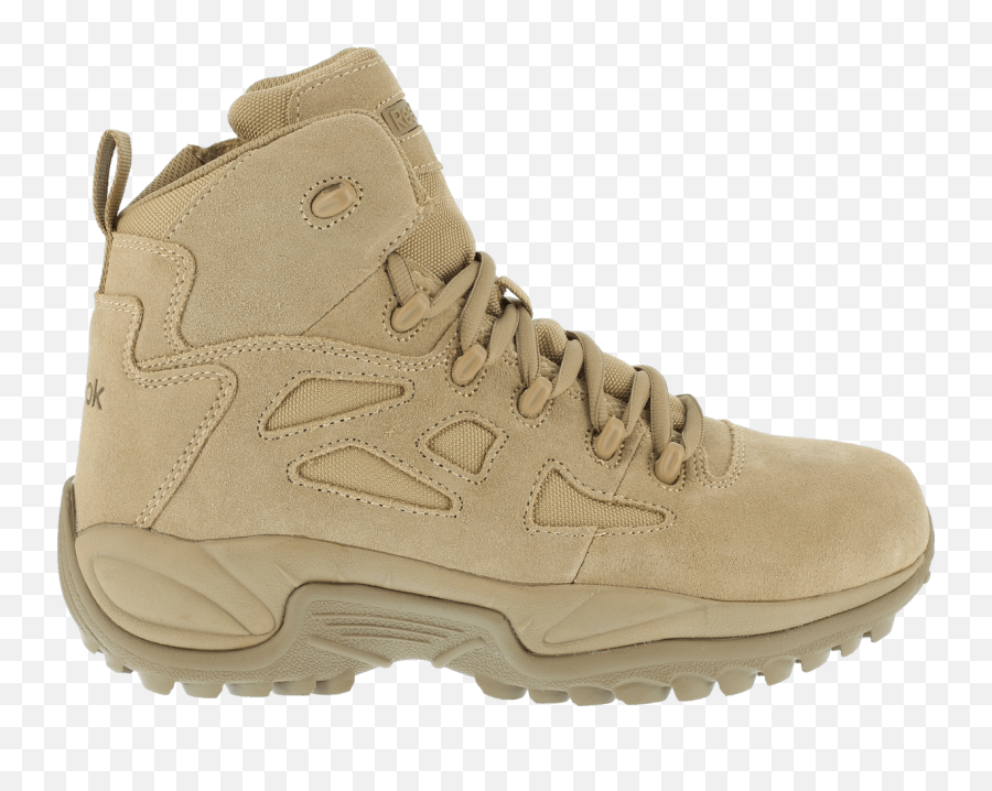 Reebok Menu2019s Stealth 6u201d Side - Zip Composite Toe Desert Tan Boot Rb8694 Boot Png,White Mountain Icon Wedge Booties