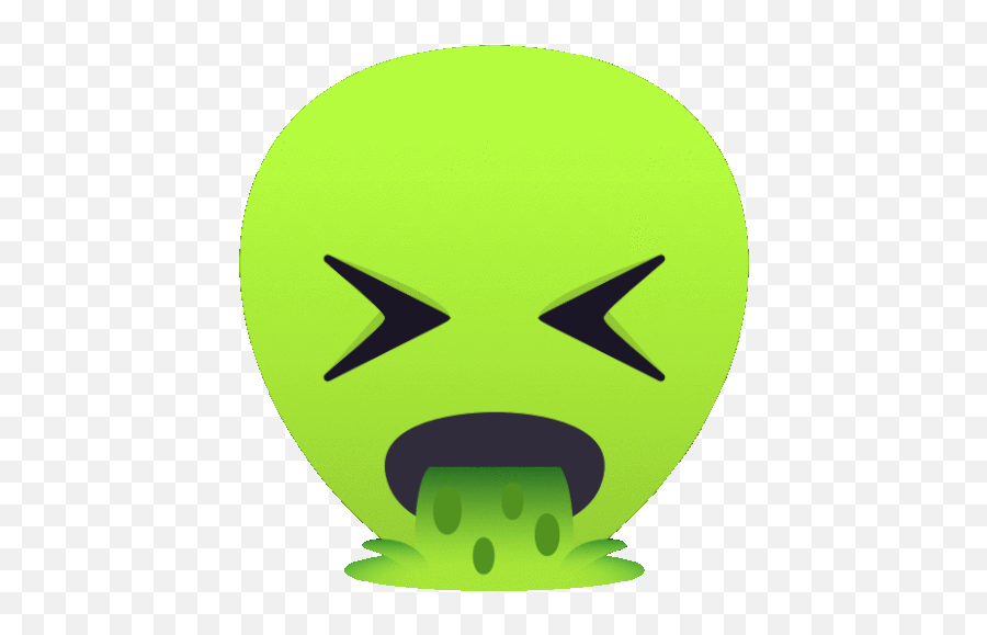 Vomit Alien Sticker - Vomit Alien Joypixels Discover Animated Barf Emoji Gif Png,Puking Icon