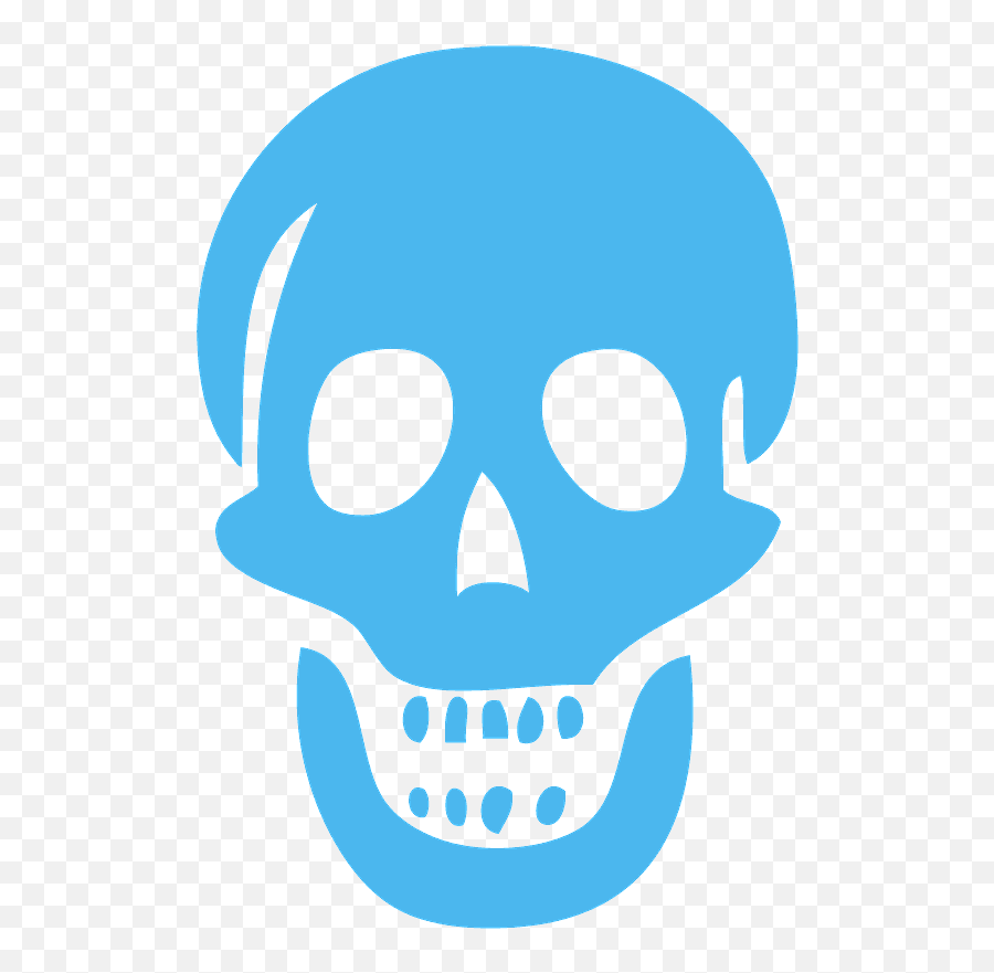 Skull Silhouette - Free Vector Silhouettes Creazilla Transparent Skull Warning Sign Png,Skeleton Aesthetic Icon