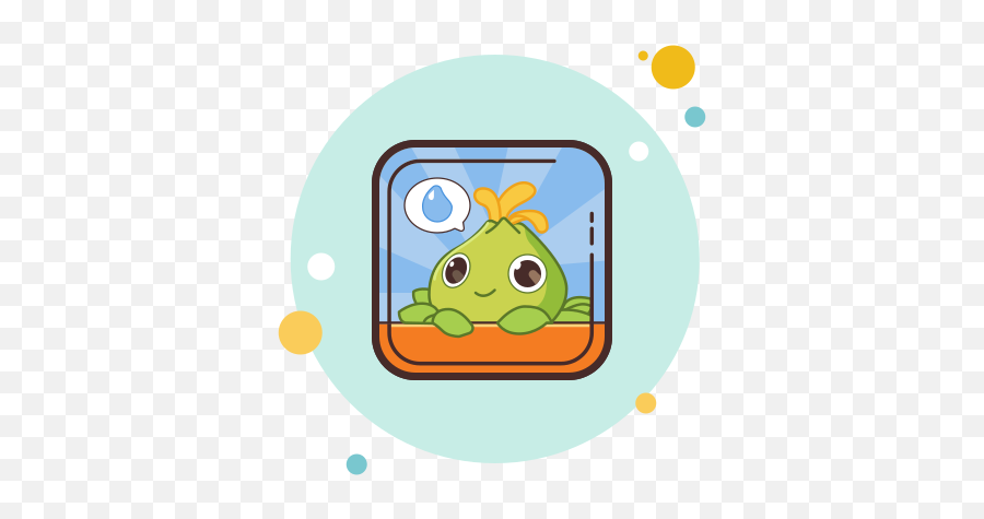 Plant Nanny Icon In Circle Bubbles Style - Happy Png,Babysitter Icon