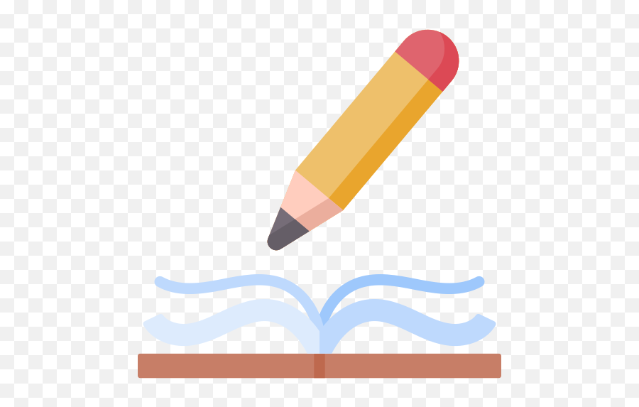 Writing Icon From Free Time Pack Style - Flat Download Solid Png,Flat Open Book Icon