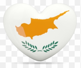 Heart Icon Illustration Of Flag Cyprus Png