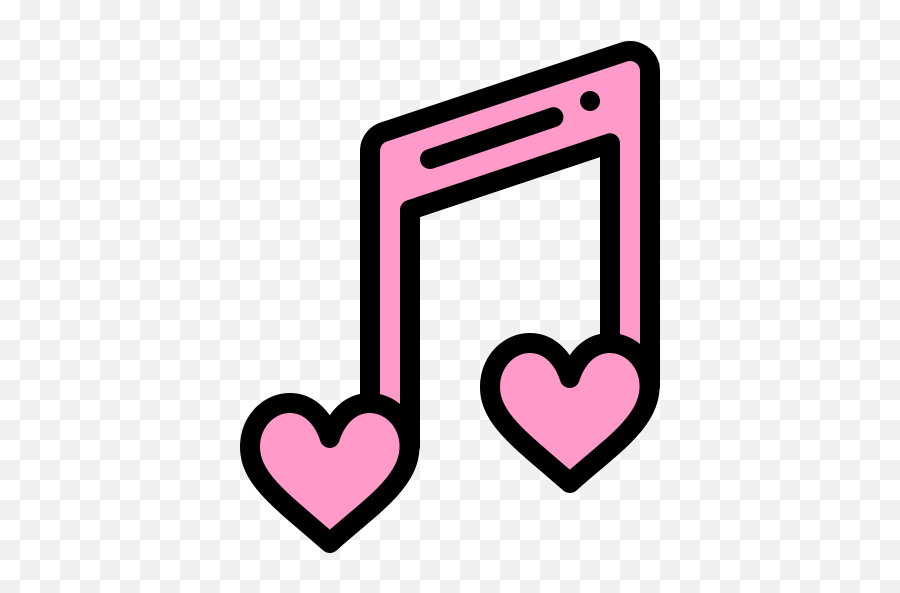 Romantic Music - Free Music Icons Png,Pink Music Icon