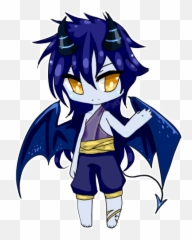 Chibi Demon Wings - Boy Anime Chibi Demon Png,Demon Wings Png