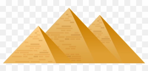 Transparent Pyramid Clipart - Egypt Pyramids Png,Food Pyramid Png