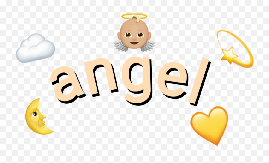 Angel Emoji Crown Tumblr - Sticker By Duda Angel Emoji Crown Png,Angel Emoji Png