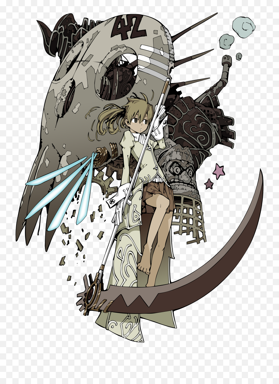 Soul Eater Maka Albarn Transparent Png Vector Trace - Soul Eater Art Book,Soul Eater Transparent