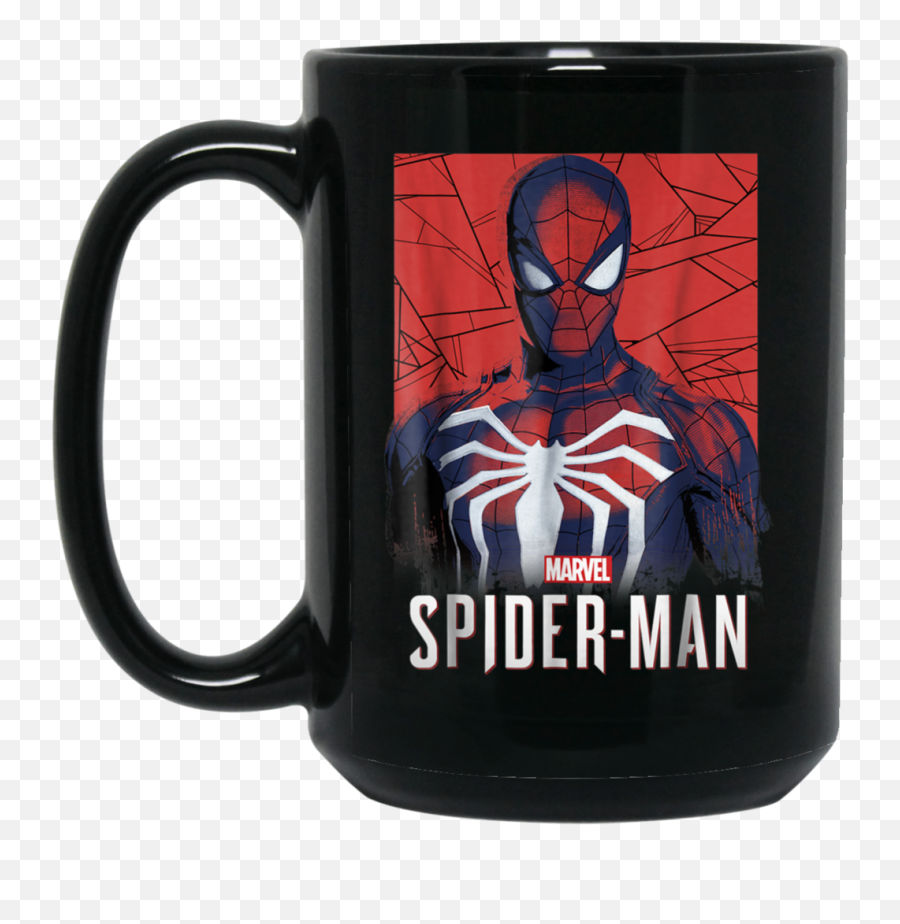 Marvelu0027s Spider - Man Game Logo Portrait Graphic Black Ps4 Spider Man Painting On T Shirt Png,Spiderman Ps4 Png