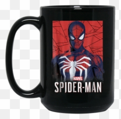 Marvelu0027s Spider - man Game Logo Portrait Graphic Black Ps4 Man Painting On T Shirt png
