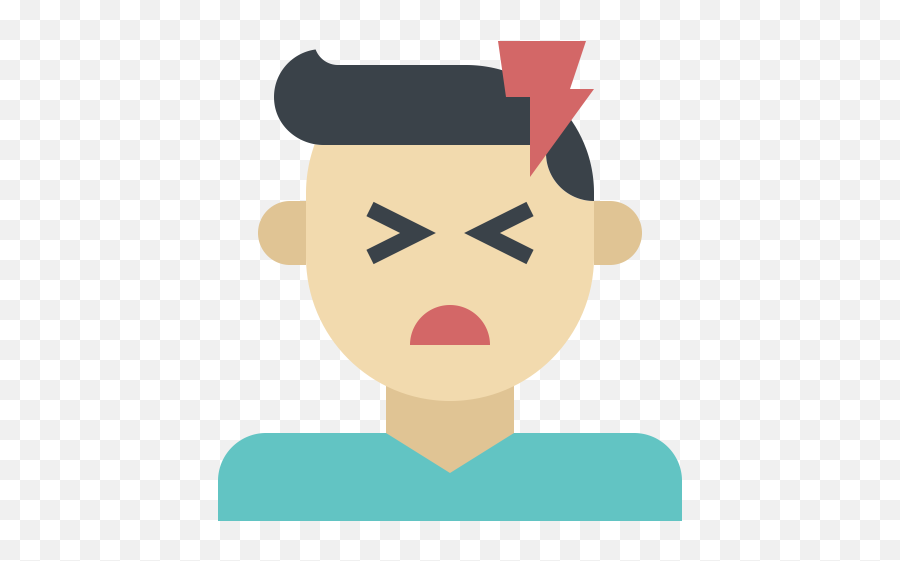 Headache Migraine Pain Severe Shock - Dolor De Cabeza Icono Png,Headache Png