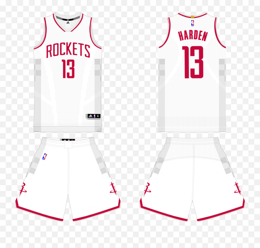 Houston Rockets Jersey Redesign - Concepts Chris Creameru0027s James Harden White Jersey Png,Houston Rockets Logo Png