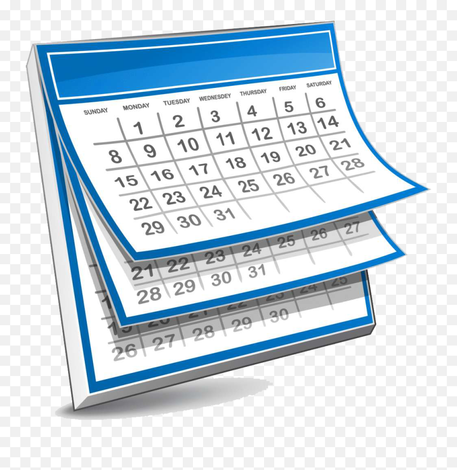 Library Of Calendar Png Transparent - Month Calendar Clip Art,Calendar Png