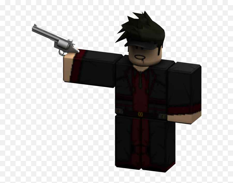 Rendered Revolver - Roblox Avatar With Gun Png,Man With Gun Png