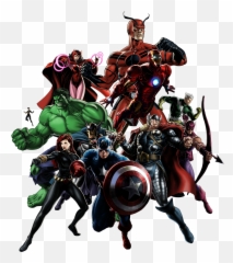 Download Avengers Png Clipart - Marvel Transparent Background