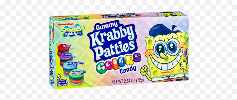 Gummy Krabby Patties Colors Candy Nickelodeon Spongebob Squarepants - Color Gummy Krabby Patties Png,Krabby Patty Png