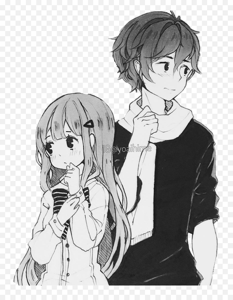 Animecouple Anime Animegirl Animeboy - Love Anime Girl And Boy Png,Anime Couple Transparent