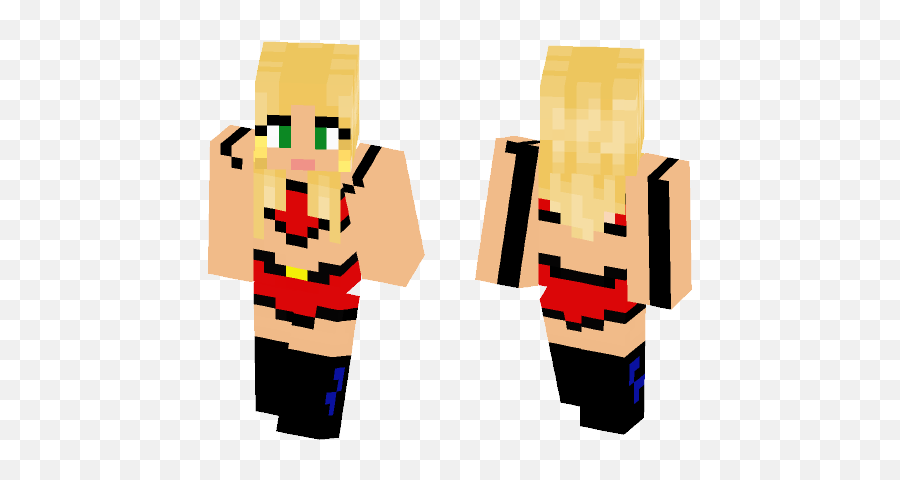 Charlotte Flair Wwe Minecraft Skin - Rick Grimes Minecraft Skin Png,Charlotte Flair Png