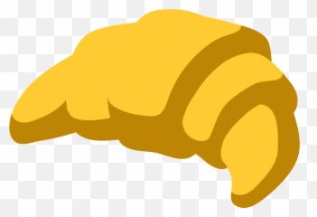 Open - Crosant Emoji Png,Croissant Transparent