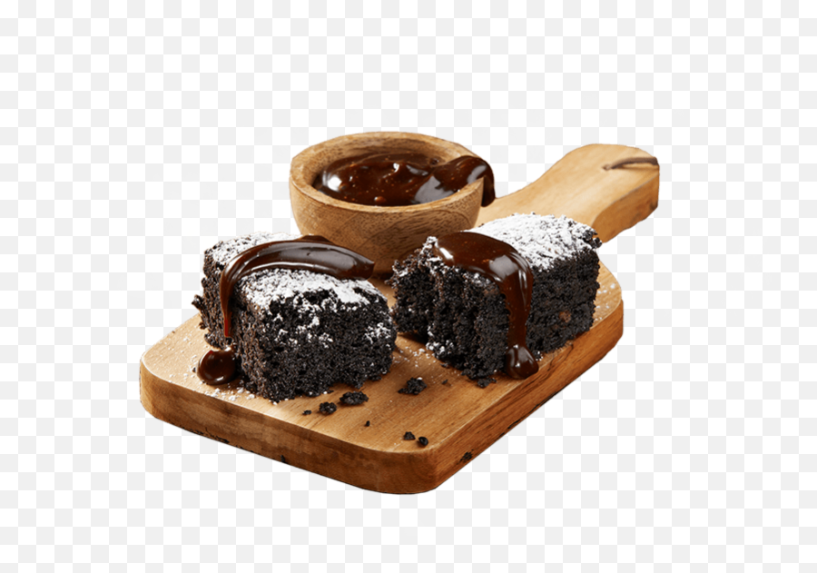 Download Hd Menu Chocolate Brownie - Soufflé Png,Brownie Png