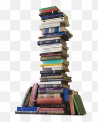 Free Book Stack Transparent Background - Of Library Books png
