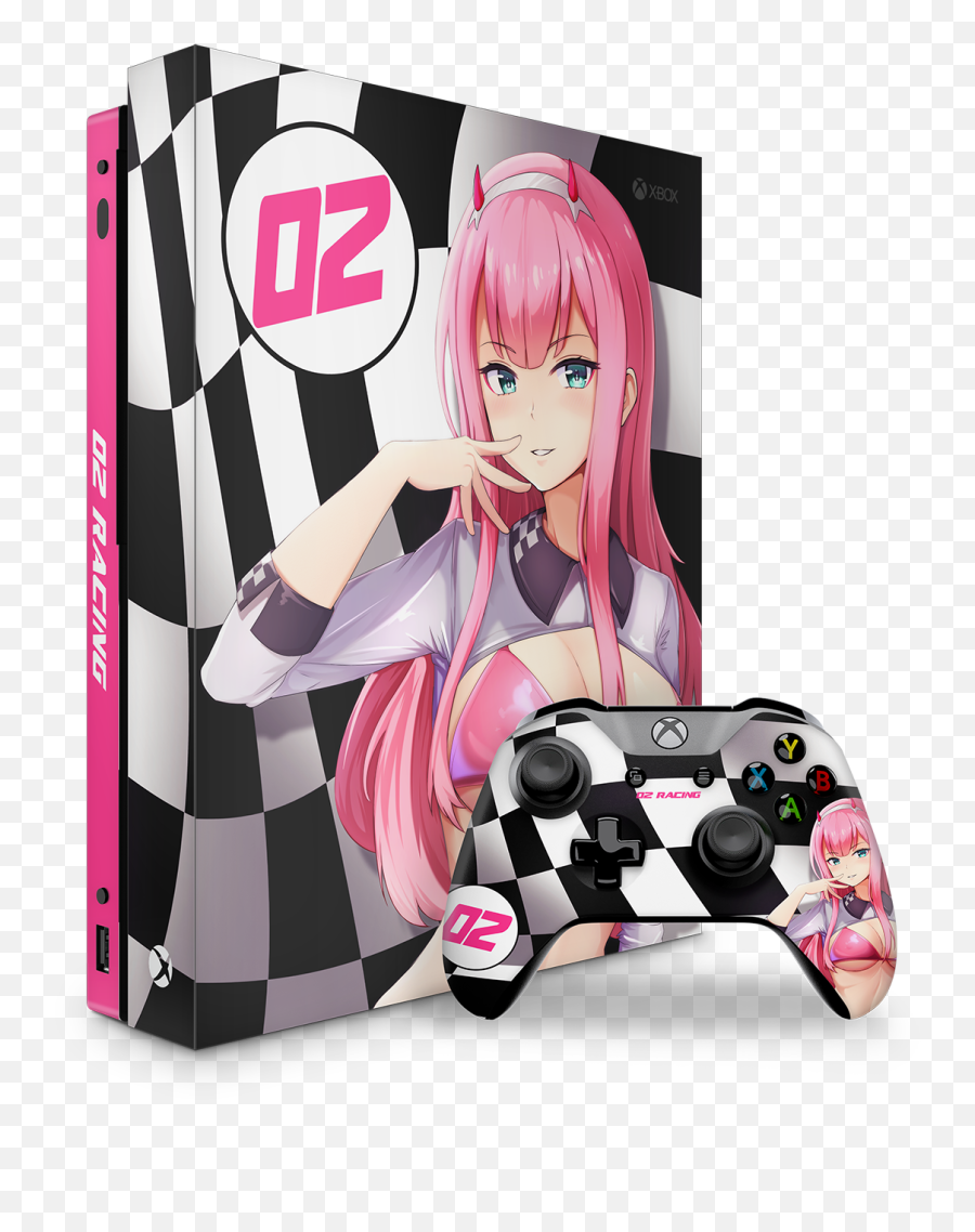 Racing Zero Two Xbox One Skin - Zero Two Xbox One Png,Zero Two Png