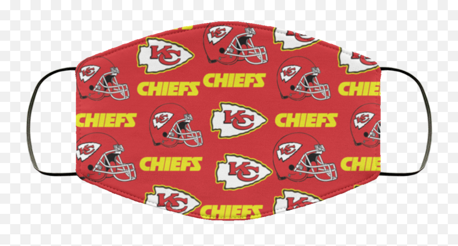 Kansas City Chiefs Washable Reusable Face Mask Adult - Kansas City Chiefs Face Mask Png,Kansas City Chiefs Logo Png