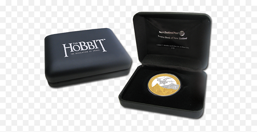 New Zealand 1 Dollar Hobbit Dragon Silver 2013 - The The Desolation Of Smaug Png,Smaug Png