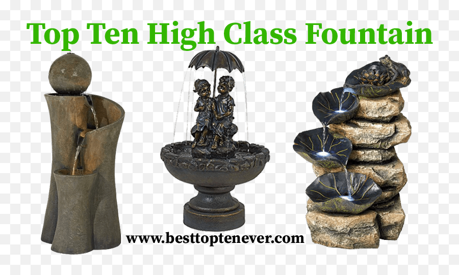 Top Ten Fountain With High Class Design For Indooroutdoor - Bronze Sculpture Png,Water Fountain Png
