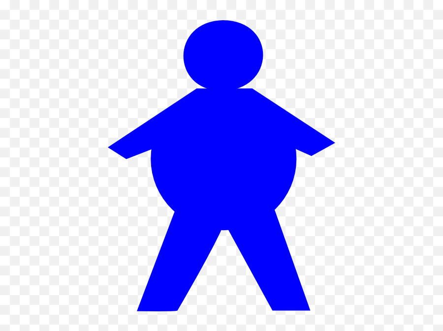 Download Clipart Free Stickman Clip Art - Outline Of Fat Person Png,Fat Guy Png