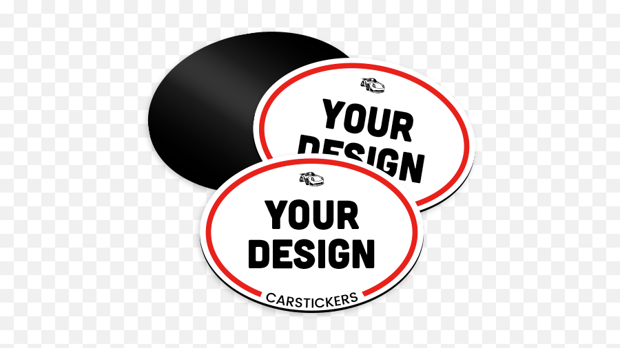 Custom Oval Magnet - Car Magnet Customizable Png,Magnet Png