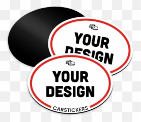 Custom Oval Magnet - Car Magnet Customizable Png,Magnet Png