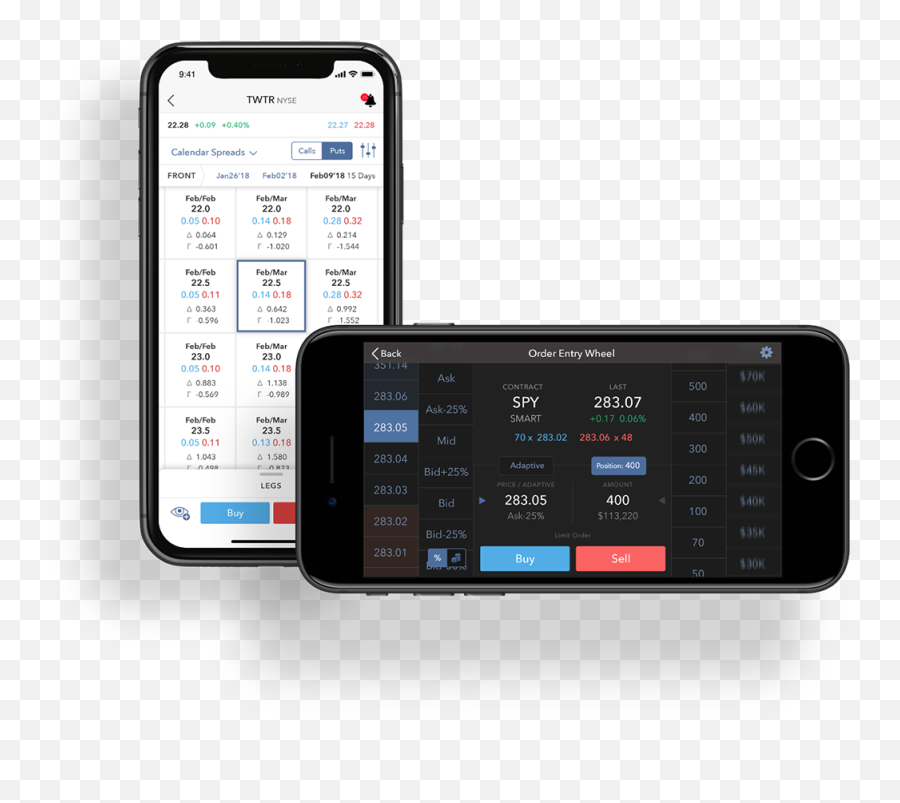 Mobile Trading Interactive Brokers - Iphone Png,Phone Transparent