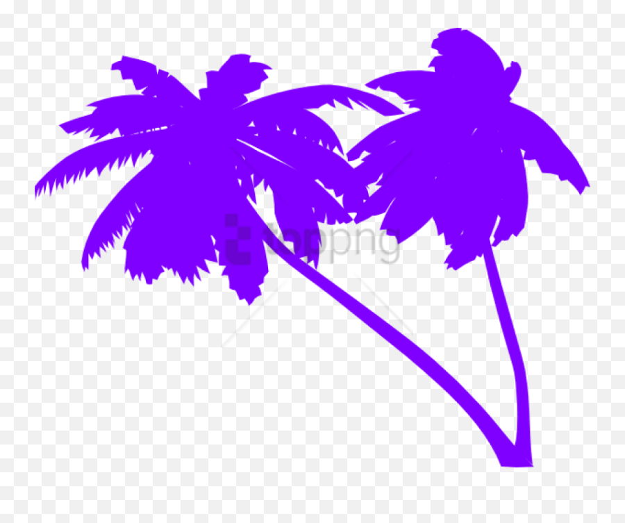 Download Palm Tree Vector - 80s Palm Tree Vector Png Image Palm Tree Vector Png,80s Png